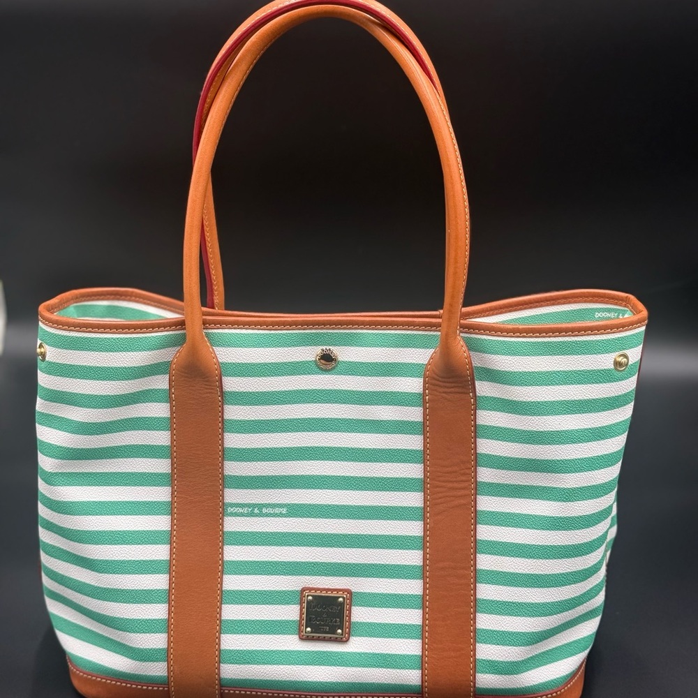 Dooney & Bourke Sullivan Layla Tote with Tan Accents like New